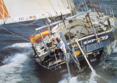 1990-91 BOC Challenge amb el “BBV-Expo92” i José Luis Ugarte